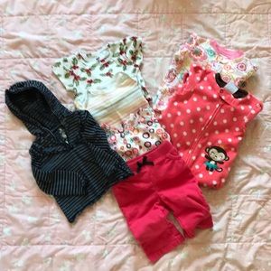 Lot of baby girls clothes